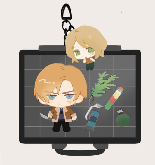 Resident Evil 4 shaker charm (Soyplant)