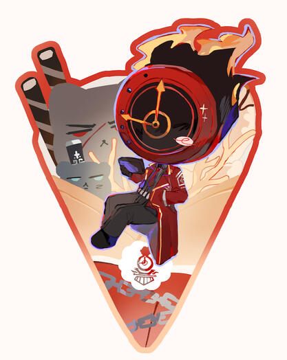 Limbus Company magnetic charms (Soyplant)