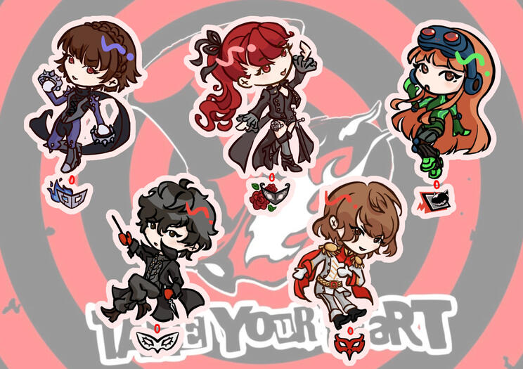 Persona 5 Royal Keychains (Jambread)