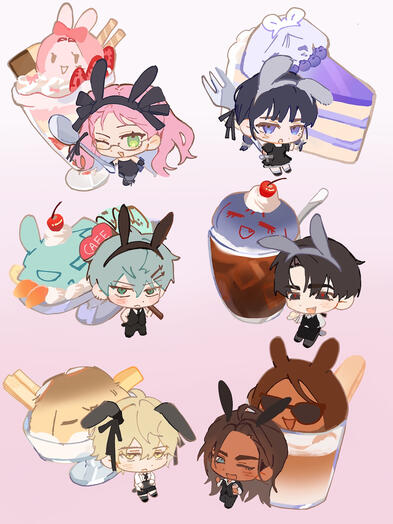 Alienstage dessert stickers (Soyplant)