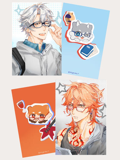 Phainon / Mydei photocards by Soyplant